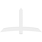 Ekena Millwork Bellingham Architectural Grade PVC Gable Bracket, 72"W x 42"H x 4"D x 6"F, 14/12 Pitch GBP072X42X0406BEL00 - alternate 3